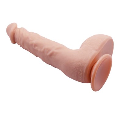 Elastyczne realistyczne dildo 24 cm żylaste skóra